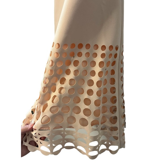 SUGAR LIPS THE MAYTE  BLUSH SPAGHETTI STRAP LASER CUT DRESS - Picture 7 of 15